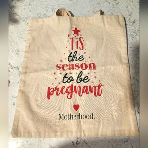 "'Tis the season to be pregnant" Canvas Tote Bag